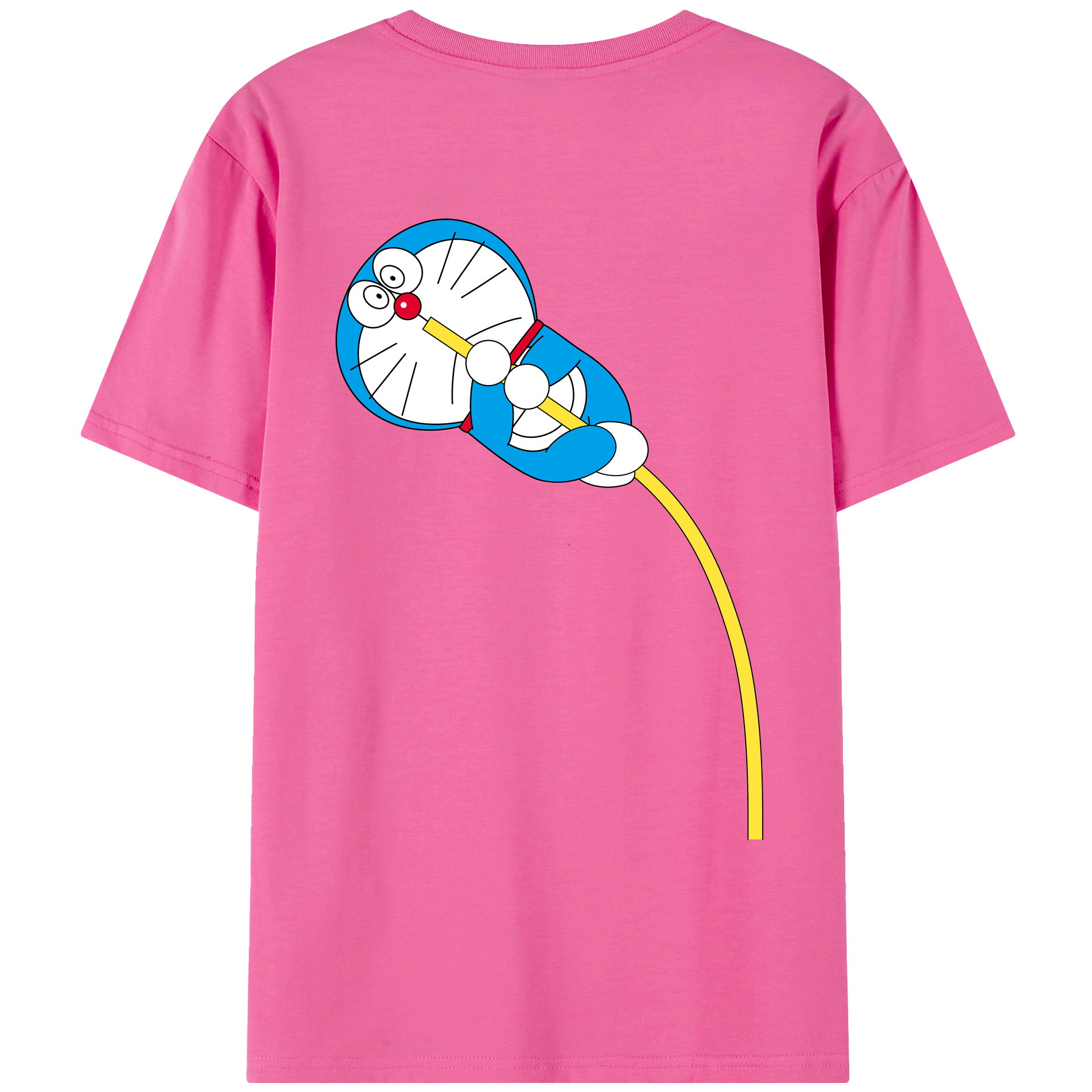 （画像用） ドラえもん Doraemon レディース半袖Tシャツ(バックプリント)